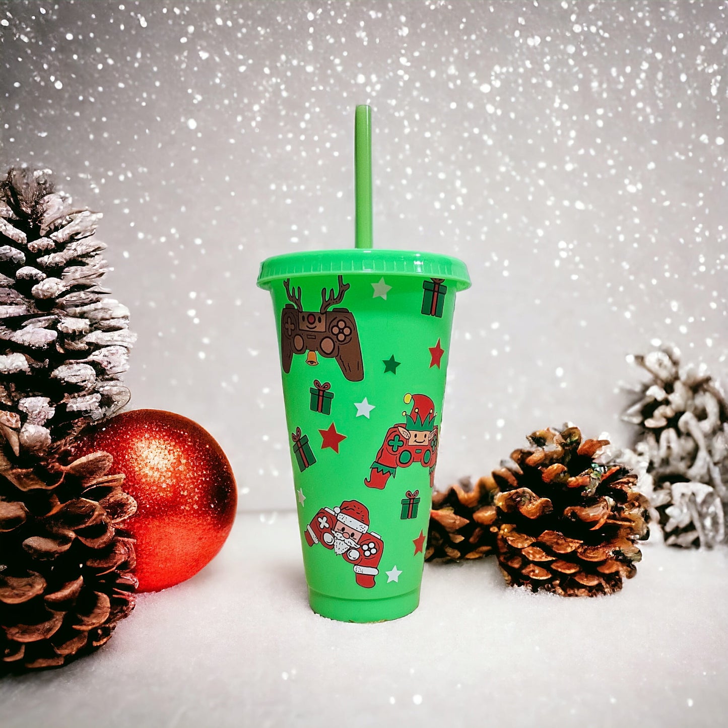 Christmas Character Gaming Cold Cup