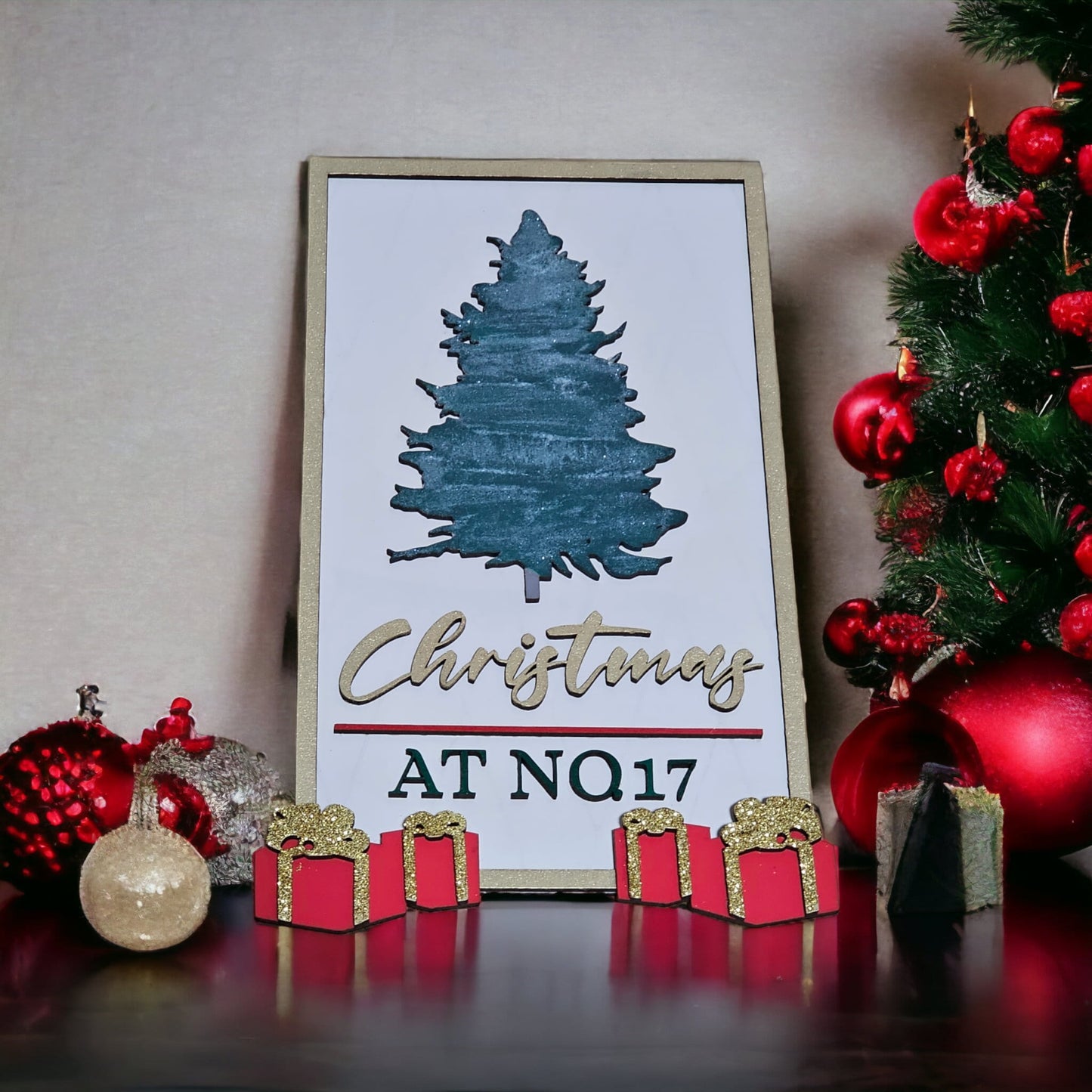 Christmas At No. Sign